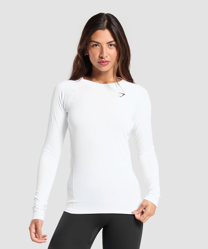 Gymshark Training Baselayer Long Sleeve Top Top Dam Vita | 260FKCWEU