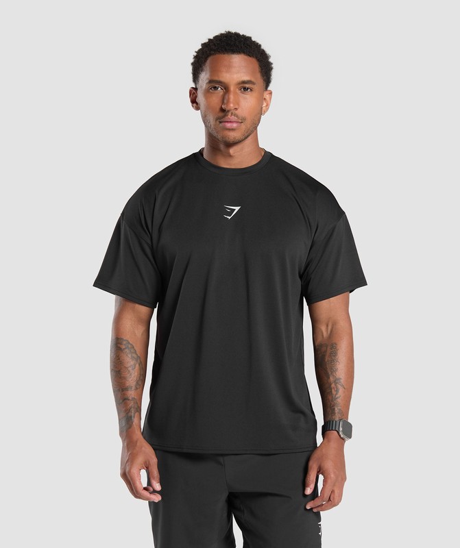 Gymshark Training Department Performance T Shirt T-Shirt Herr Svarta | 032EMIBNT