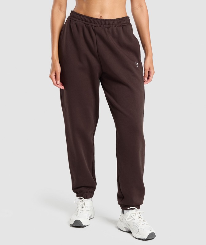 Gymshark Training Fleece Joggers Joggingbyxor Dam Bruna | 692PNDKJG