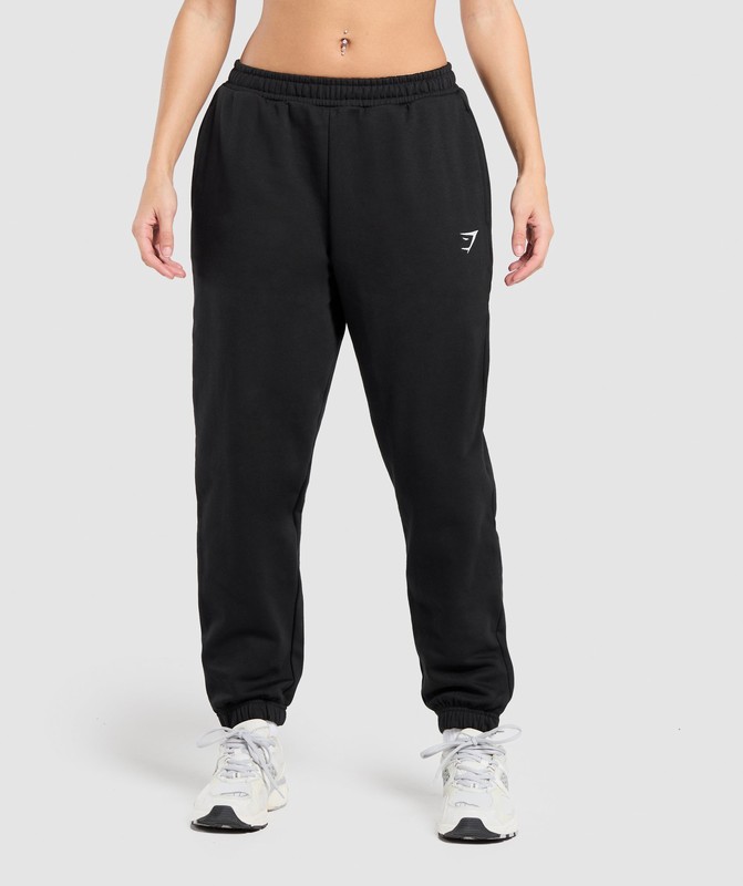 Gymshark Training Fleece Short Joggers Joggingbyxor Dam Svarta | 023YBDWHA