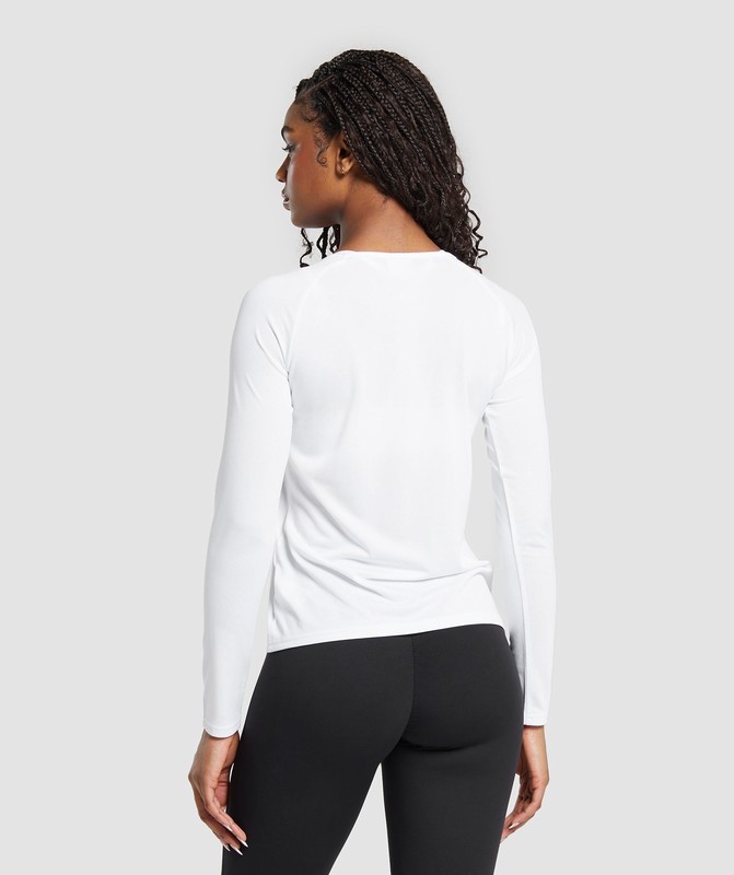 Gymshark Training Long Sleeve Top Top Dam Vita | 128HYZXUO
