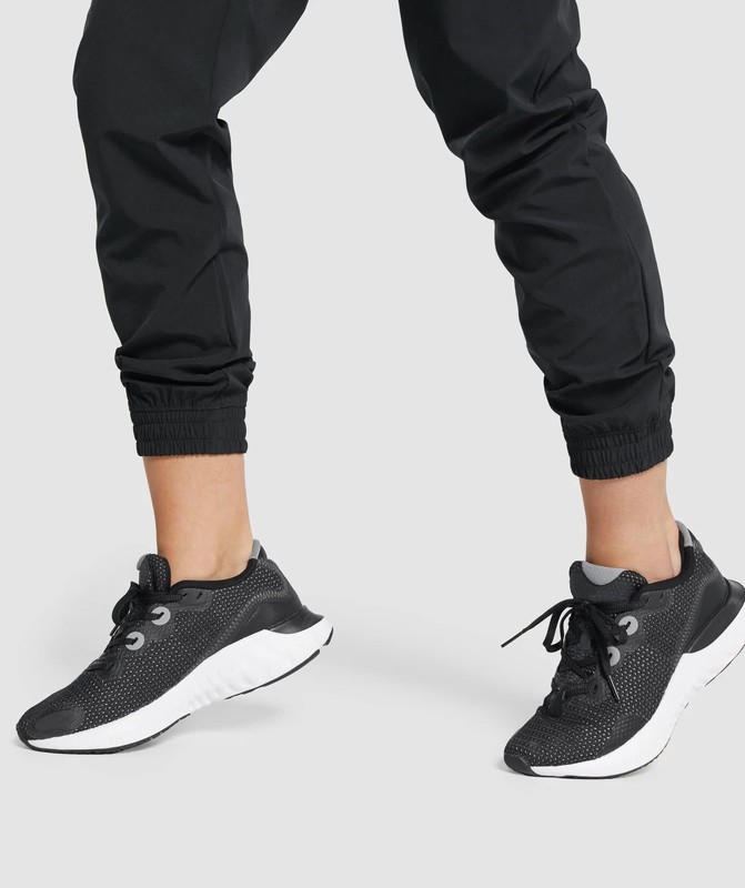 Gymshark Training Woven Pants Byxor Dam Svarta | 065EUIXVW
