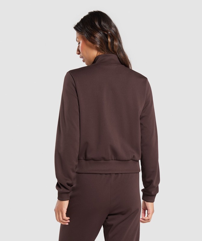 Gymshark Tricot Jacket Jacka Dam Bruna | 721BNYJXQ