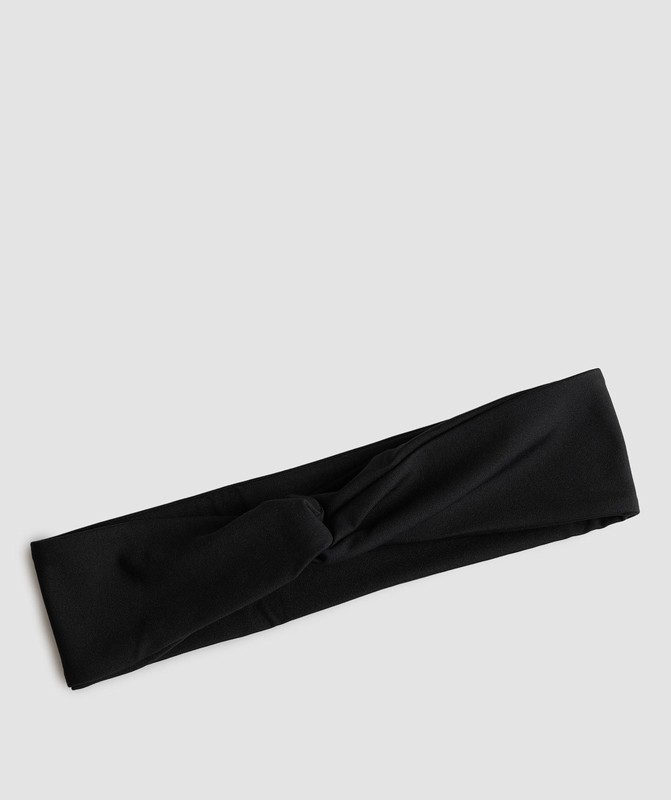 Gymshark Twist Headband Pannband Herr Svarta | 743MBKJDT