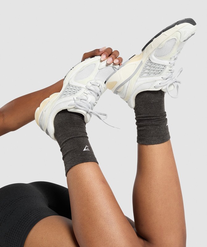 Gymshark Vital Crew Single Strumpor Dam Svarta | 071LYPMTC