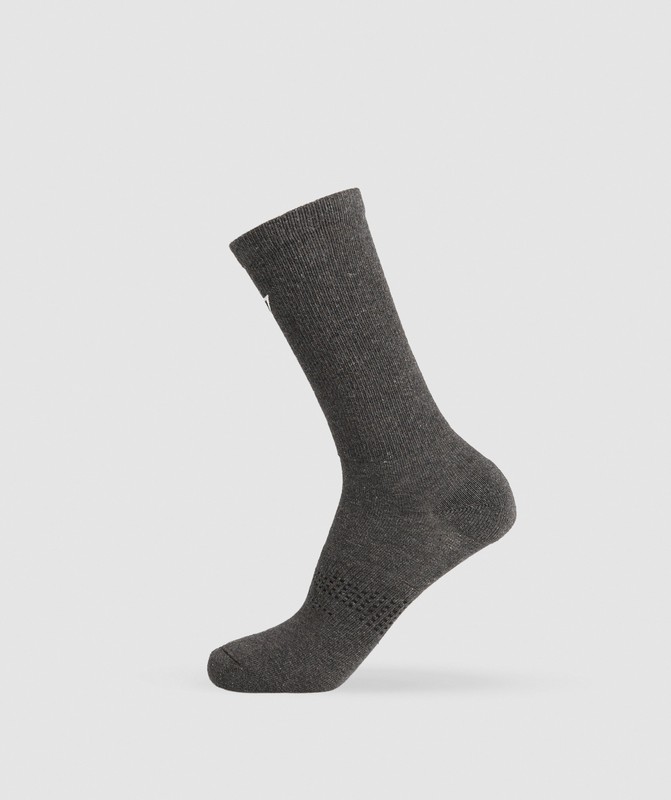 Gymshark Vital Crew Single Strumpor Dam Svarta | 071LYPMTC