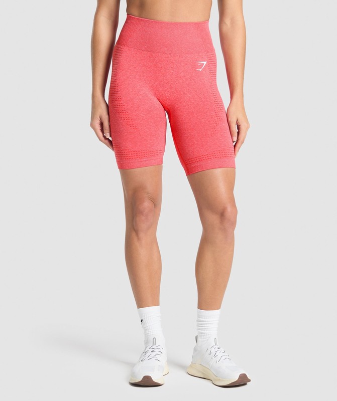 Gymshark Vital Seamless 7 Inch Shorts Shorts Dam Korall Röda | 136BYNGFW