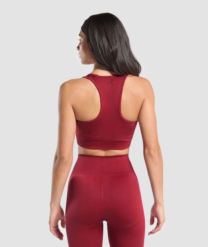 Gymshark Vital Shine Limited Edition Crop Top Crop Top Dam Röda | 749OQVSTD