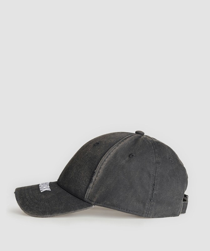 Gymshark Washed Cap Keps Dam Svarta | 964KNCDJR