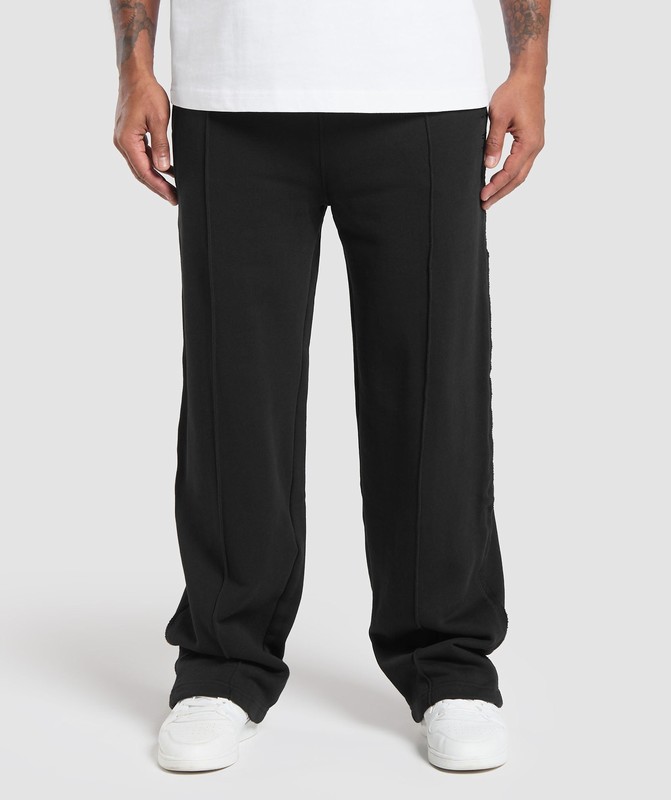 Gymshark Wide Leg Pants Byxor Herr Svarta | 417HNWYGM