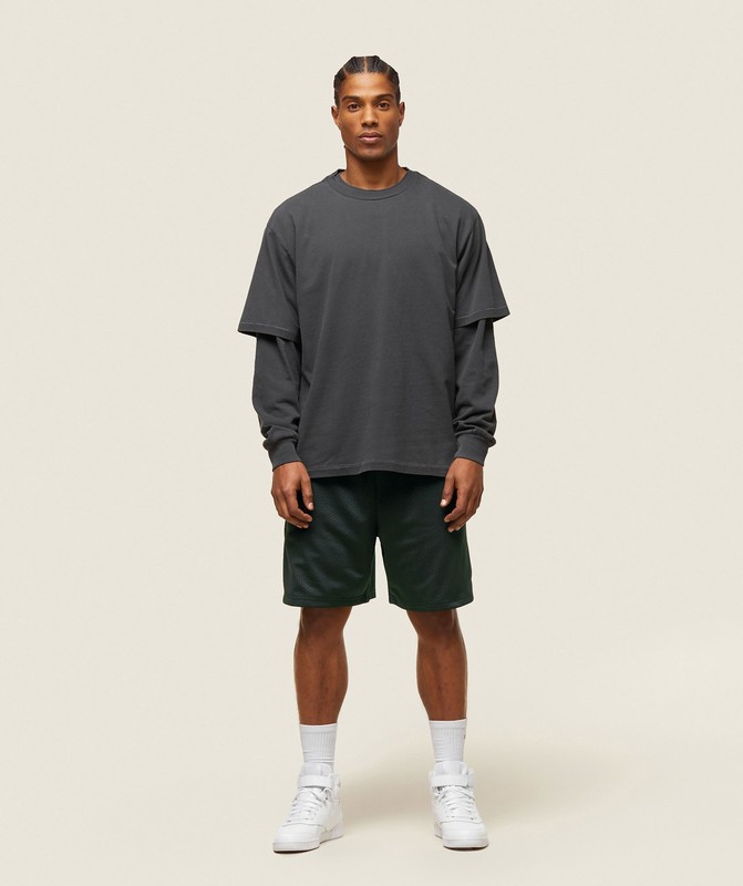 Gymshark everywear Basketball Shorts Shorts Herr Gröna | 845XGAWUB