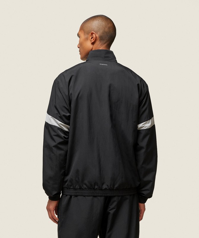 Gymshark everywear Coaches Track Jacket Jacka Herr Svarta Grå | 153GUEPNH