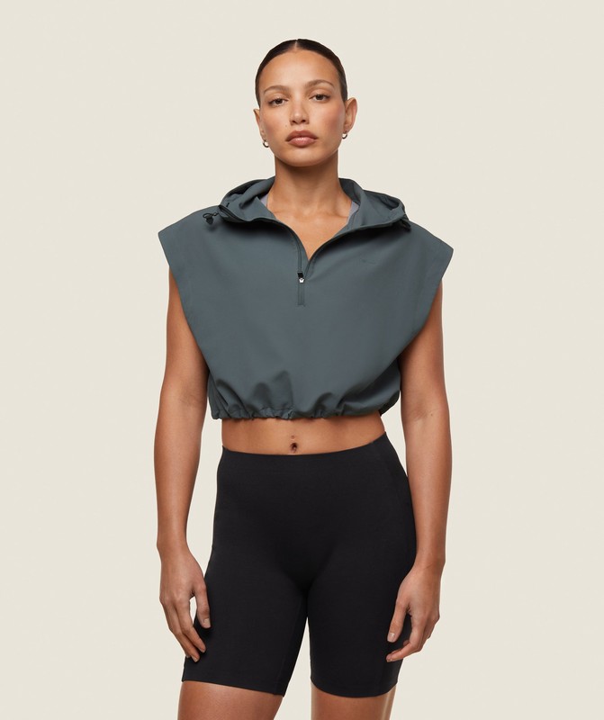 Gymshark everywear Lightweight Sleeveless Jacket Jacka Dam Slate Teal | 301KHSRVB