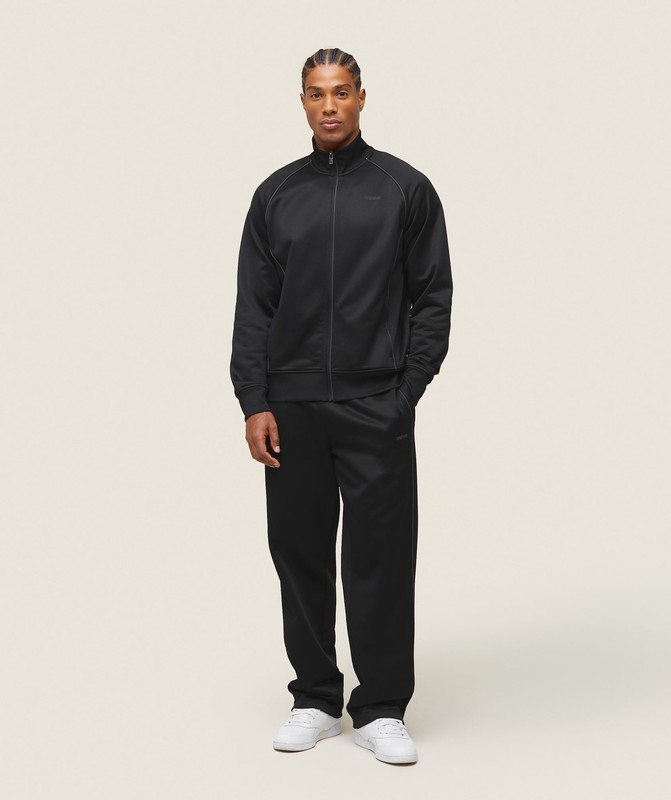 Gymshark everywear Track Jacket Jacka Herr Svarta Vita | 671PBRJAZ